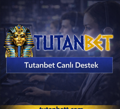 Tutanbet canlı destek sistemi, profesyonel müşteri temsilcileri ile 7/24 hizmet sunan güvenilir bahis sitesi destek ekranı