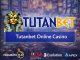 Tutanbet online casino banner görseli, Pragmatic Play, EGT Digital, Evolution ve Apex casino oyun sağlayıcıları ile tutanbett.com adresi
